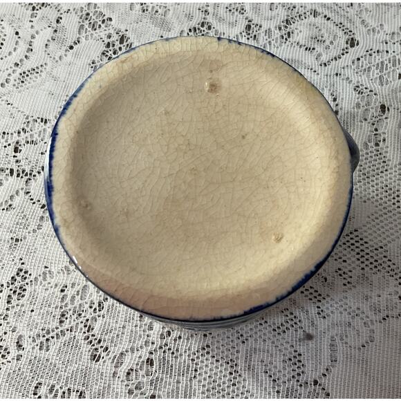 Antique Old Sleepy Eye Monmouth Mug Stein Teepee Native American Gray Cobalt - Picture 7 of 7